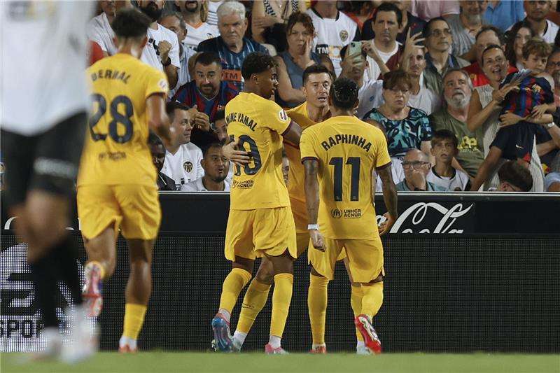 لاعبو برشلونة