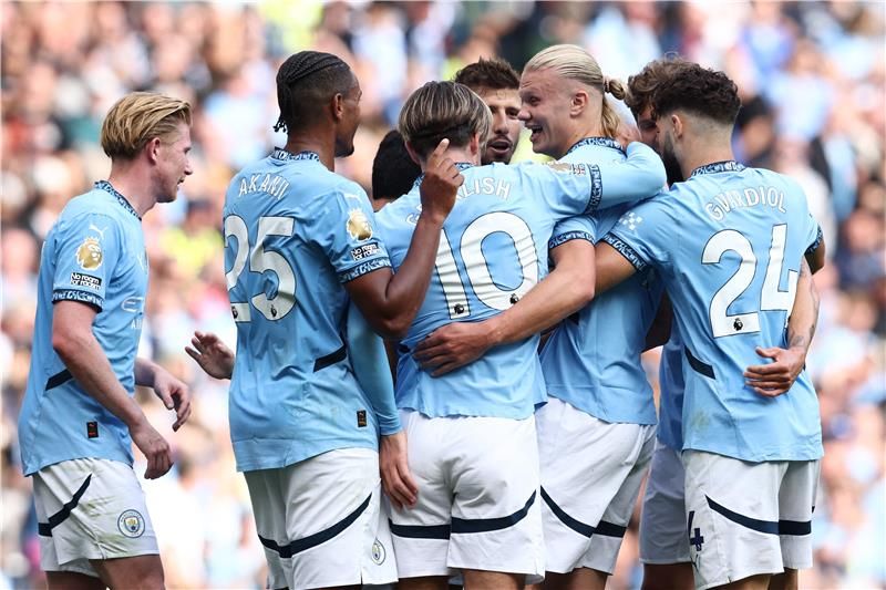 لاعبو مانشستر سيتي