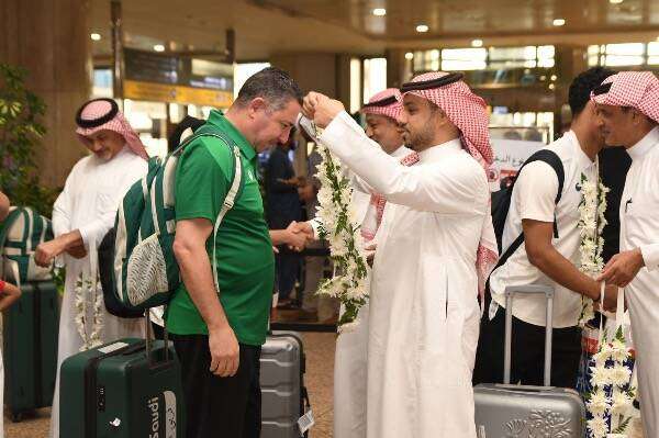 من استقبال البعثة