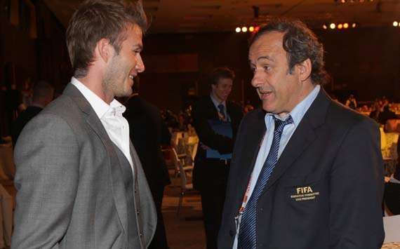 بلاتيني مع بيكهام