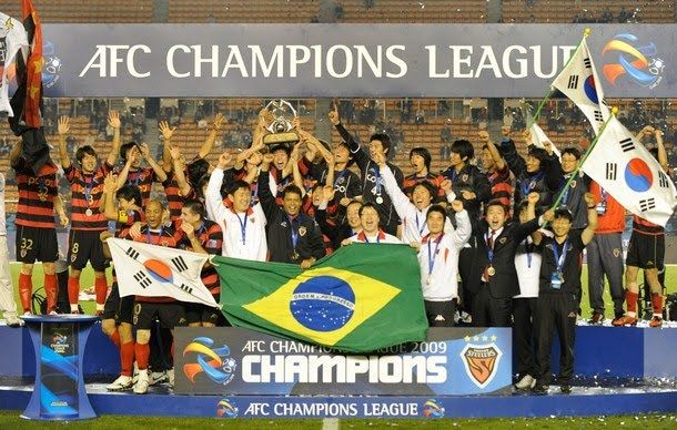 عندما فاز فريق بوهانج ستيلرز بدوري أبطال آسيا 2009