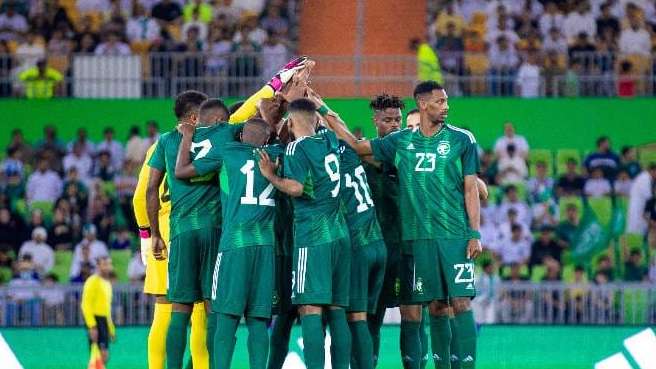 لاعبو المنتخب السعودي