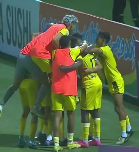 فرحة لاعبي المغرب الفاسي