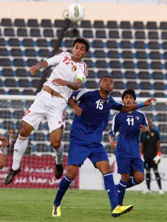 من مباراة الكويت والأردن