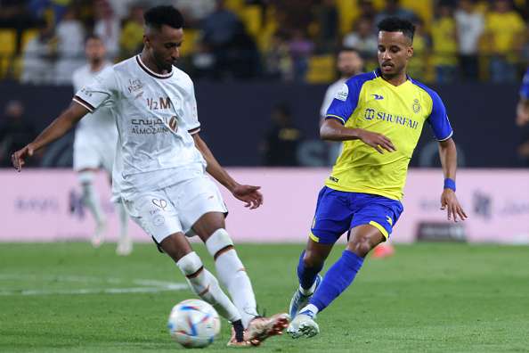 متعب الحربي من مباراة ضد النصر