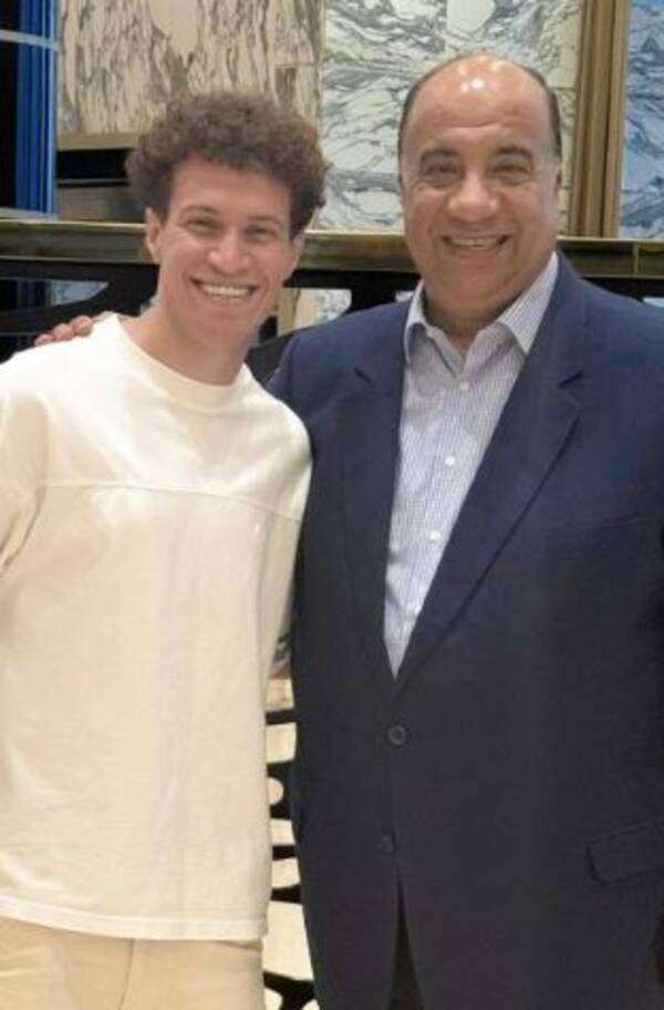 عبد الرحمن جبنة مع محمد مصيلحي رئيس الاتحاد