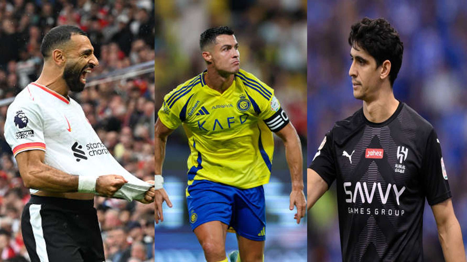 بونو ورونالدو وصلاح