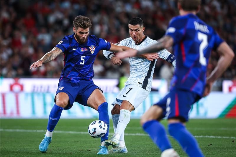 من مباراة البرتغال وكرواتيا