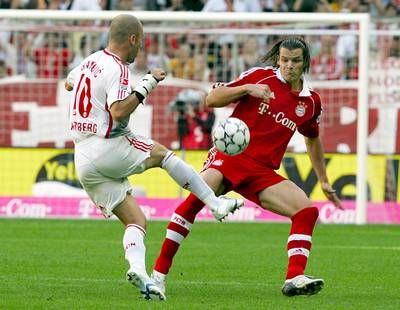 جانب من لقاء نورمبرج وبايرن ميونيخ