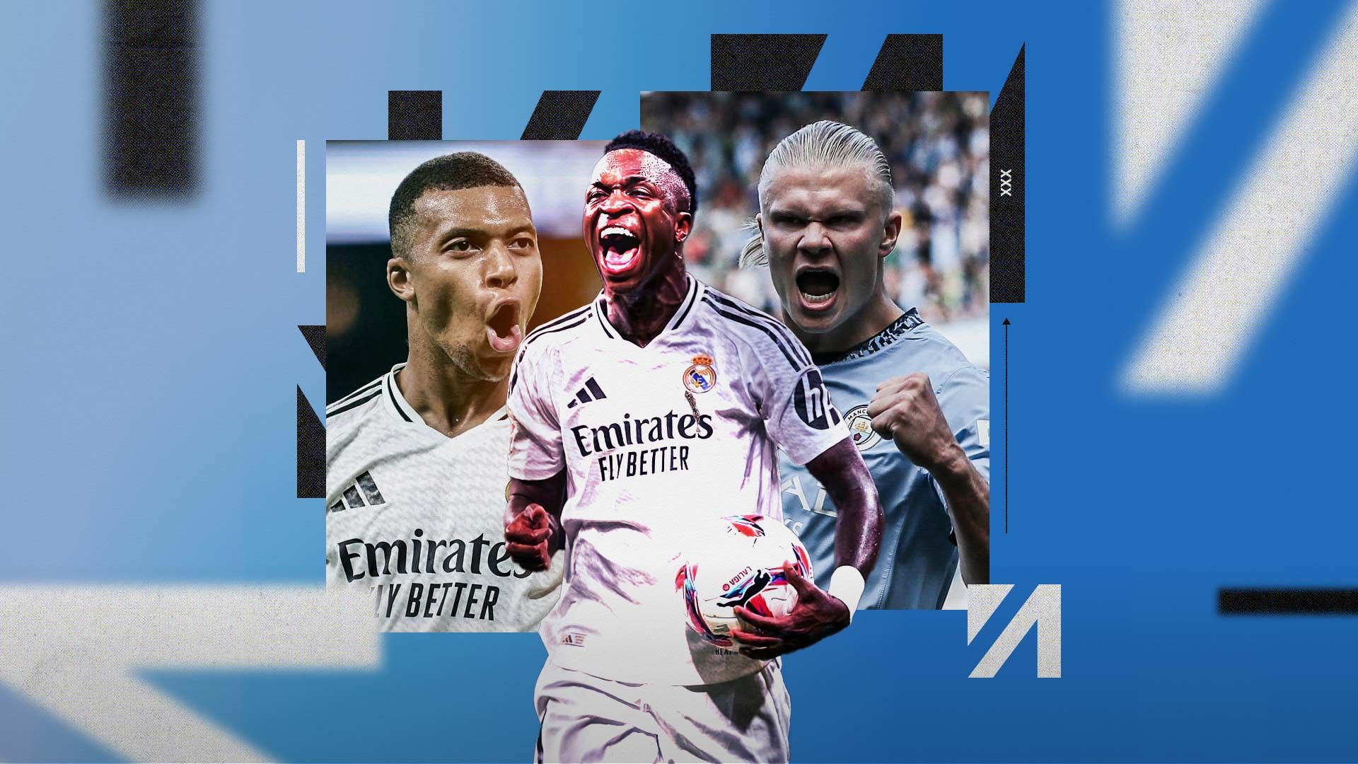 فينيسيوس ومبابي وهالاند