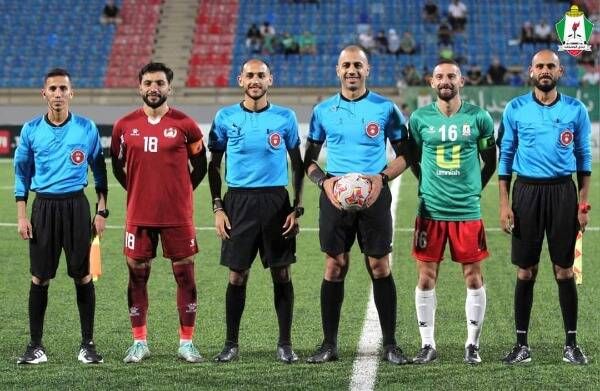 الحكم قيس غوانمة من المباراة