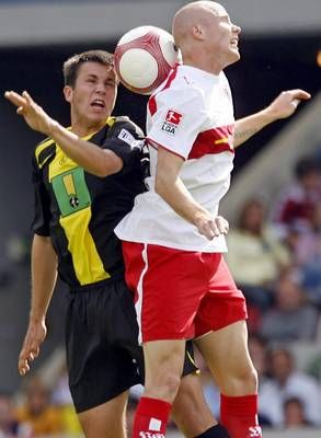 من مباراة شتوتغارت ودورتموند