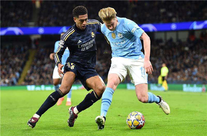 من مباراة سابقة بين ريال مدريد ومانشستر سيتي