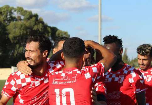 فرحة لاعبي الأولمبي الباجي