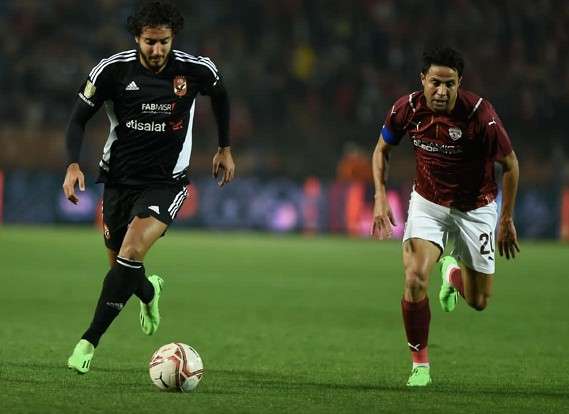 من مباراة سابقة بين الأهلي و سيراميكا كليوباترا