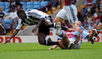 لقطة من المباراة 