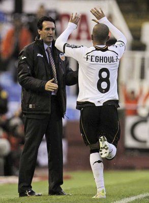 فيجولي أثناء لقاء فالنسيا أمام خيتافي في الدوري الإسباني