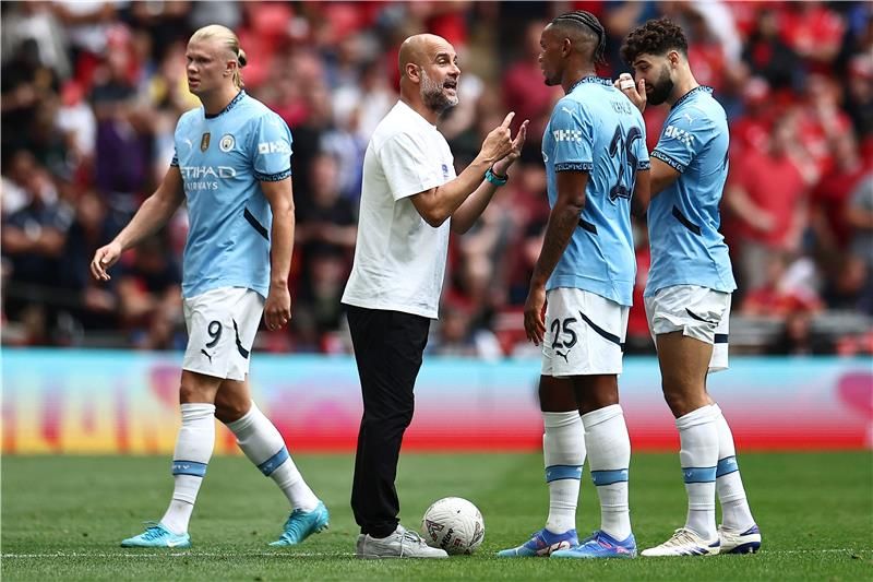 لاعبو مانشستر سيتي