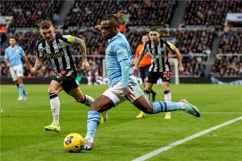 من مباراة سابقة بين مانشستر سيتي ونيوكاسل يونايتد