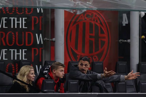 ماكسيميليان إبراهيموفيتش مع والده