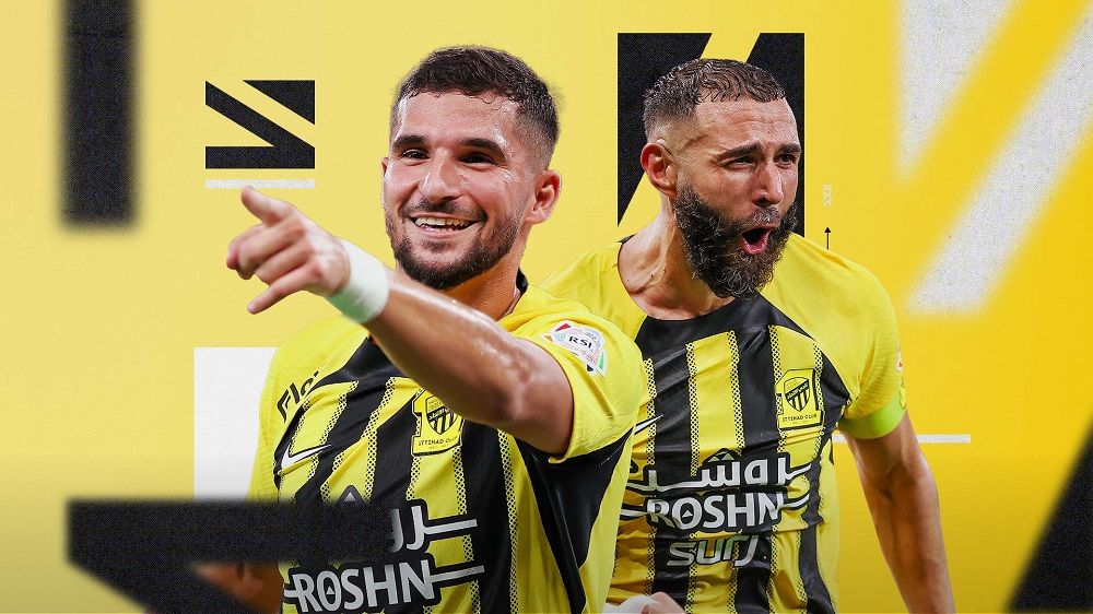 حسام عوار وكريم بنزيما