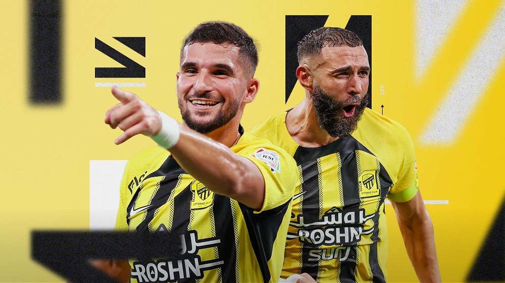 حسام عوار وكريم بنزيما