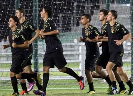 جانب من تدريبات منتخب الاردن