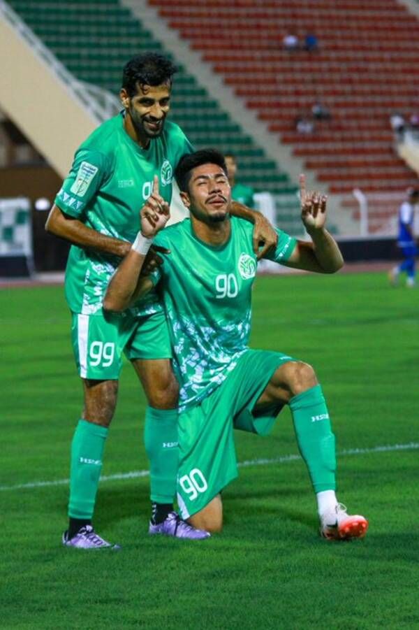 من مباراة صحم وصحار