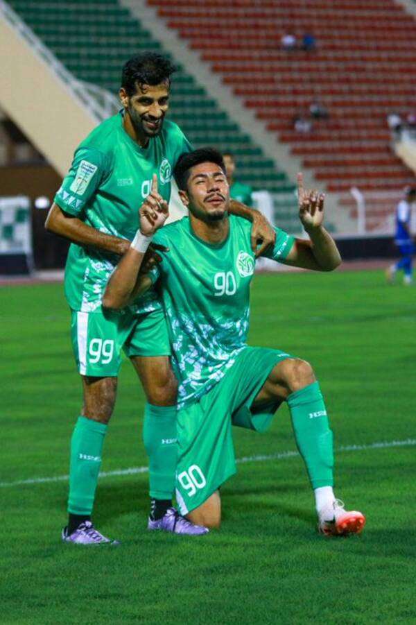 من مباراة صحم وصحار