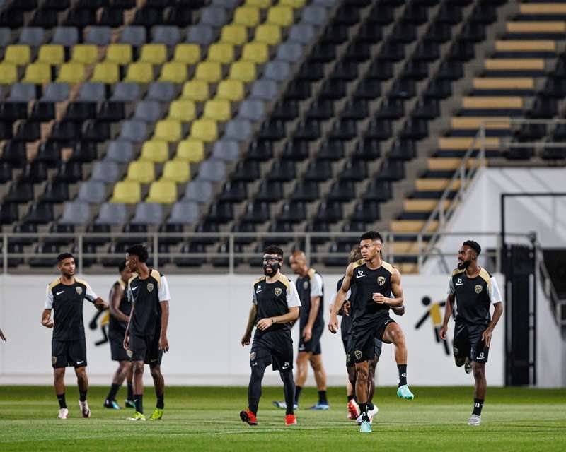 من تدريبات الفريق