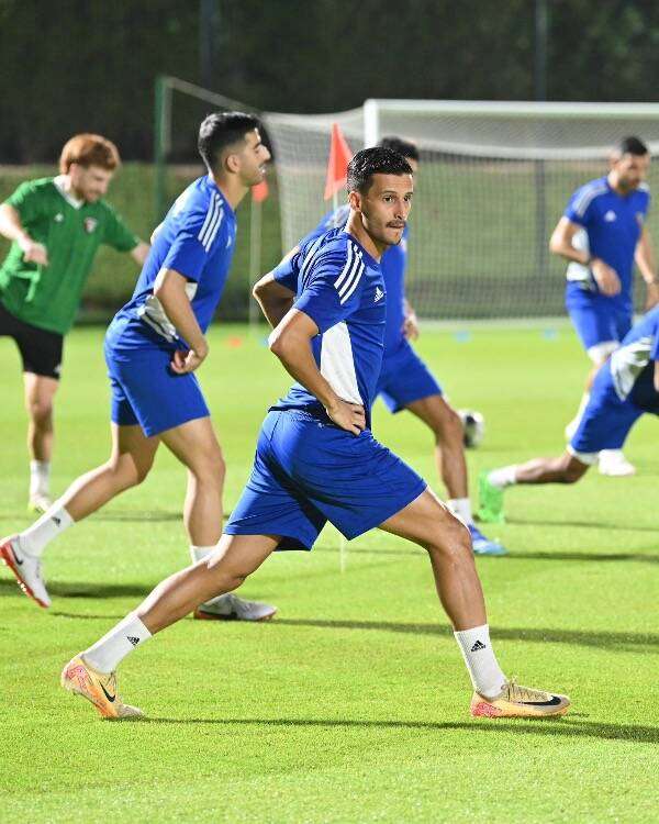 من تدريبات المنتخب