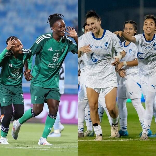 لاعبات الهلال والأهلي