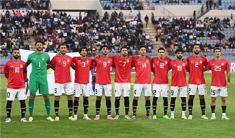 لاعبو منتخب مصر