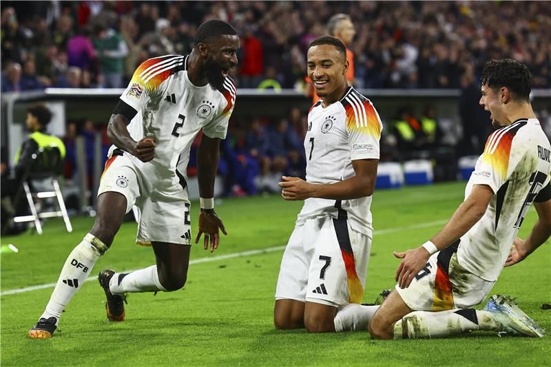 فرحة لاعبي ألمانيا