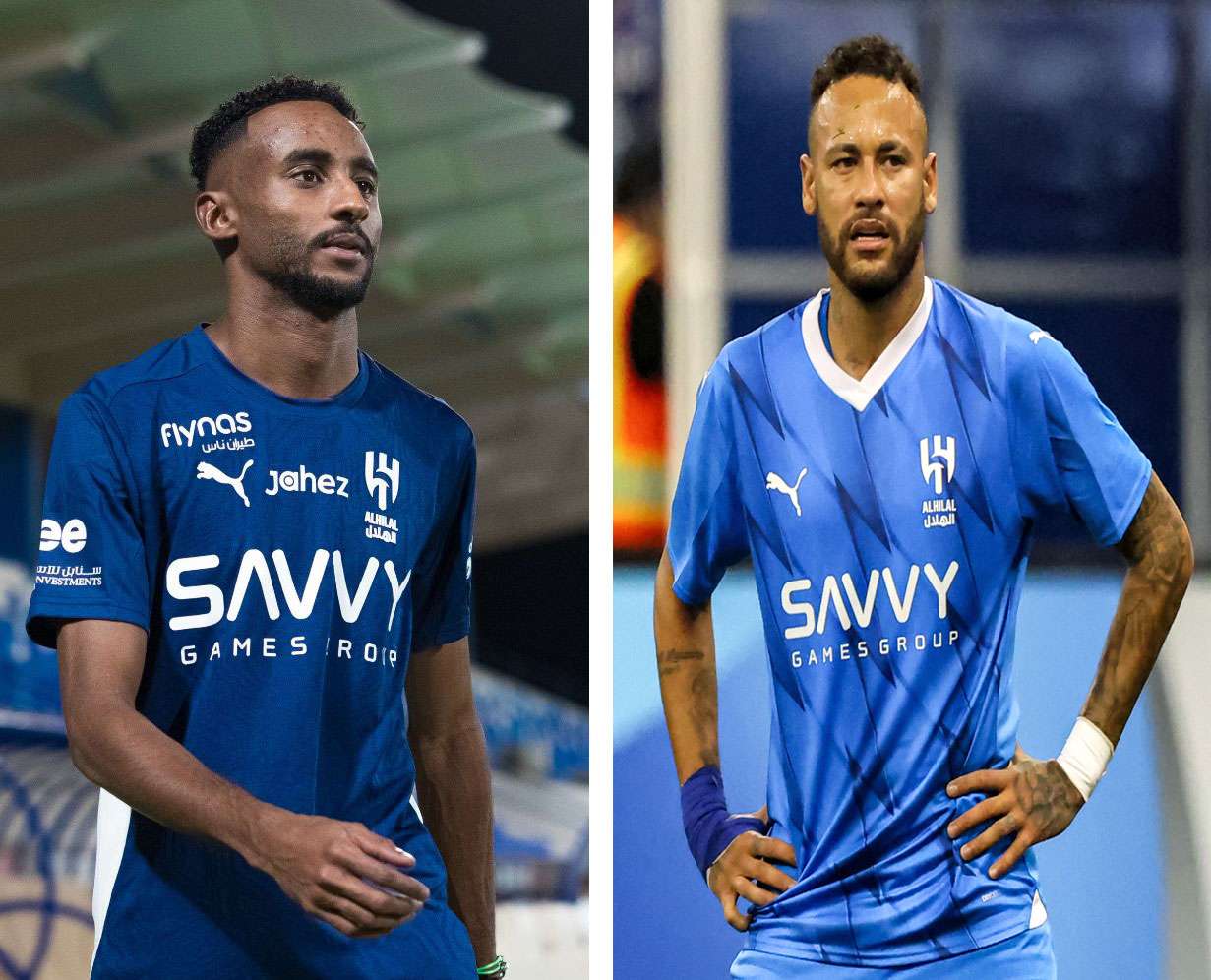 نيمار ومتعب الحربي