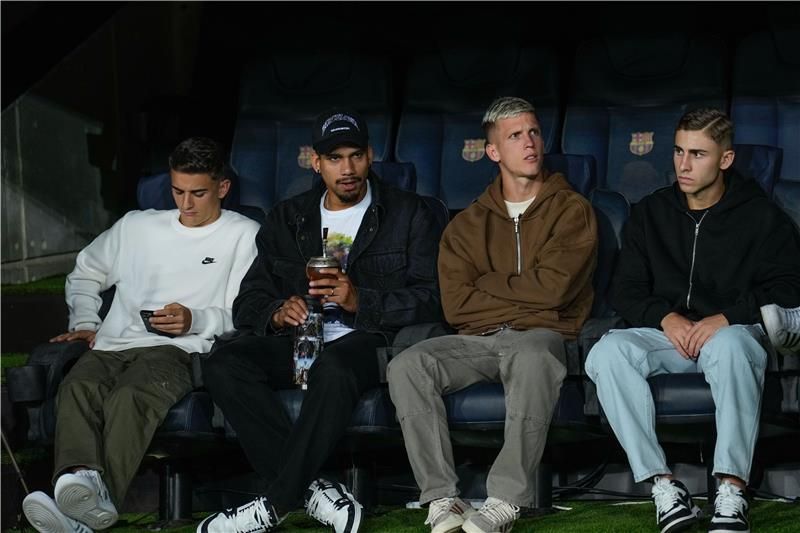 لاعبو برشلونة