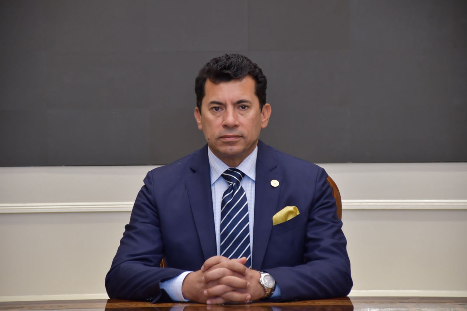 أشرف صبحي وزير الشباب والرياضة المصري