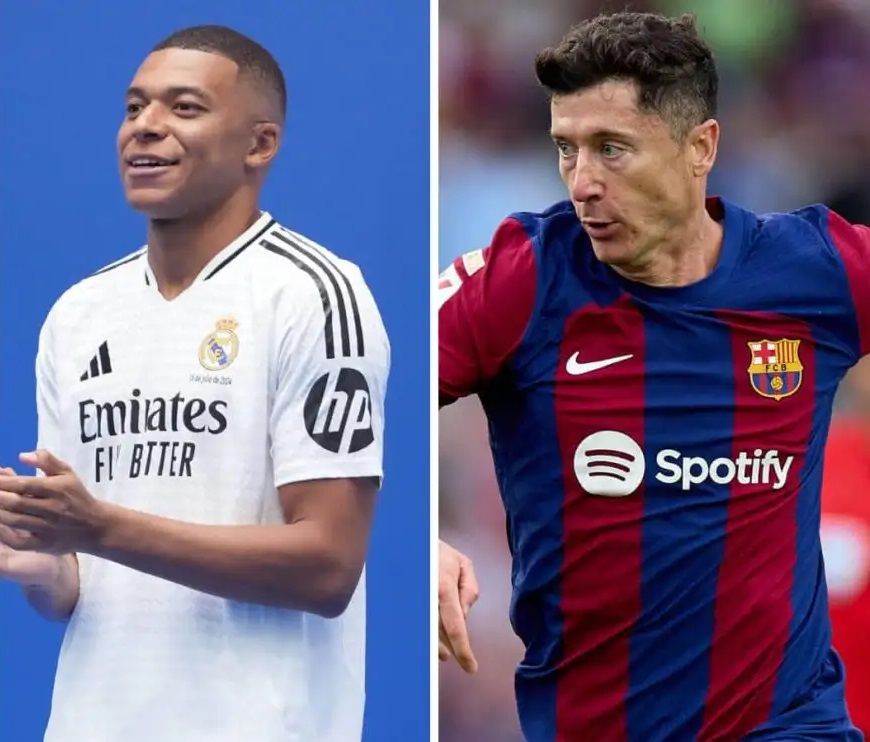 ليفاندوفسكي ومبابي