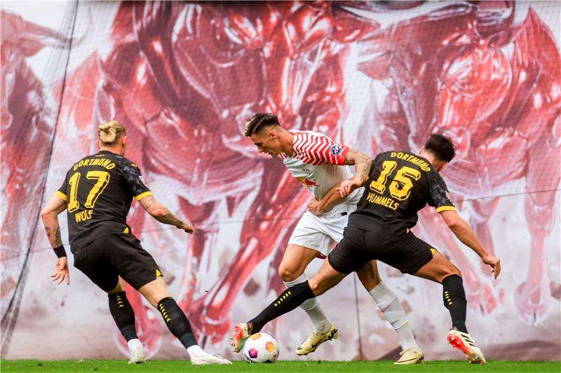 من مباراة سابقة بين دورتموند ولايبزيج