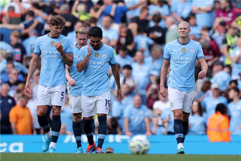 لاعبو مانشيستر سيتي