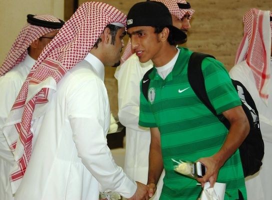 اللاعب صالح العمري مع الجبيري