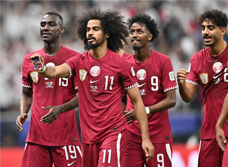 لاعبو قطر