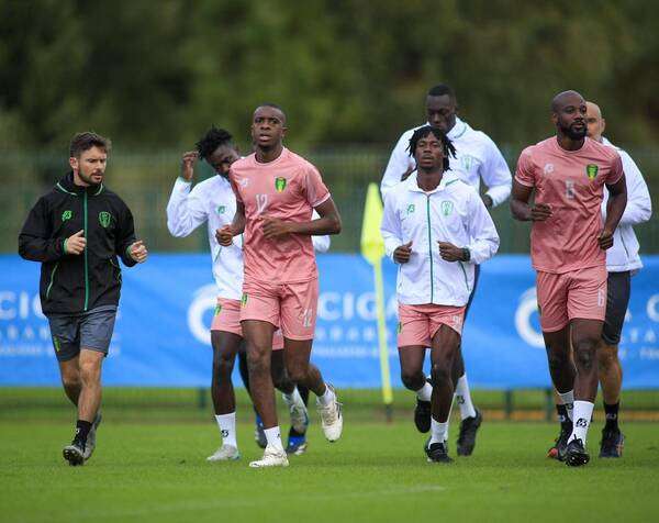 من تدريبات المنتخب الموريتاني