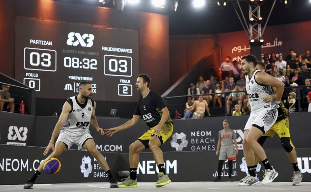 من منافسات الجولة العالمية للسلة 3×3