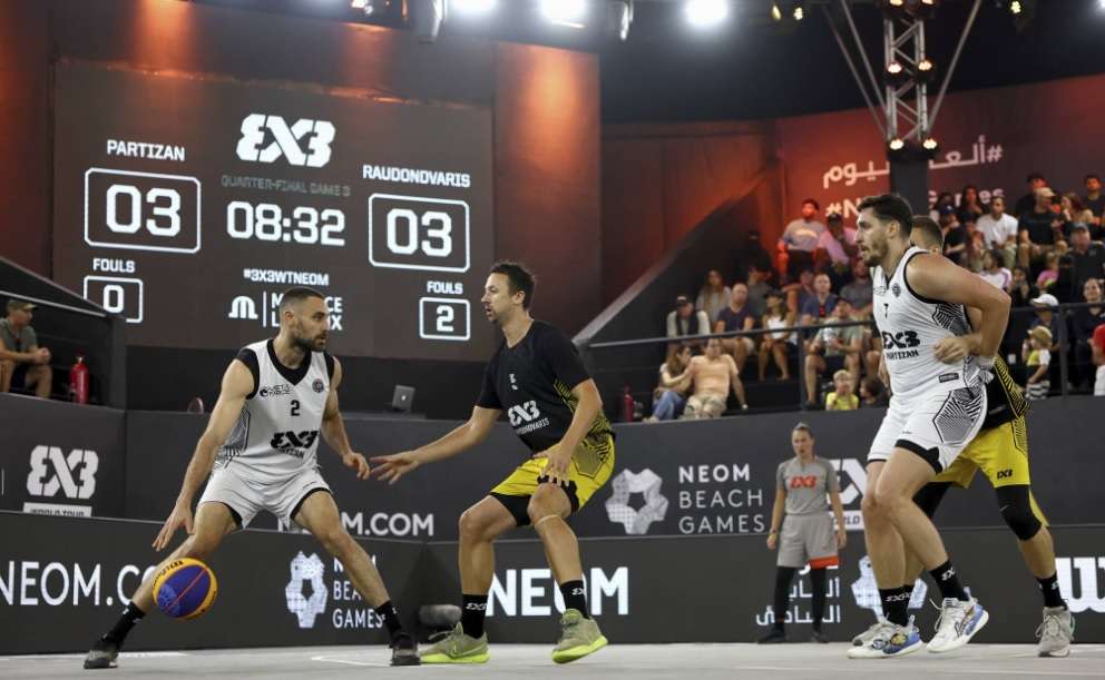 من منافسات الجولة العالمية للسلة 3×3