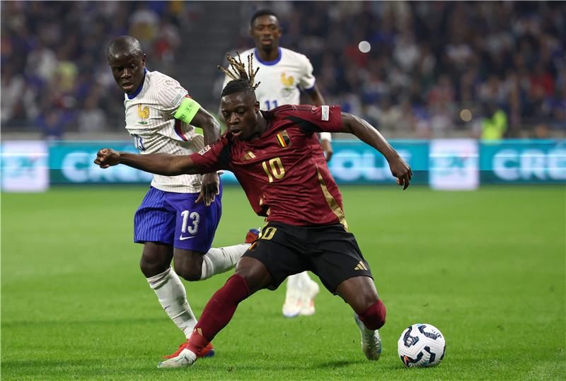 كانتي من مباراة بلجيكا