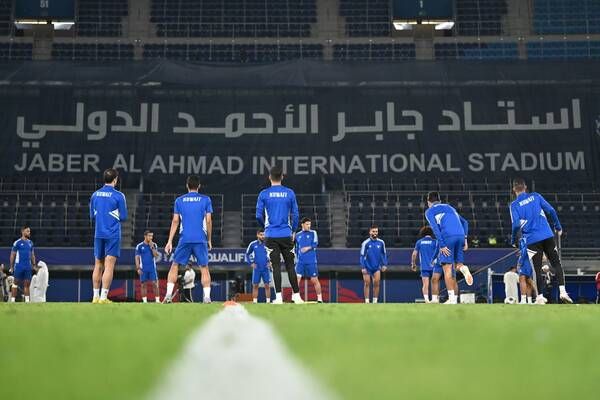 من تدريبات المنتخب الكويتي