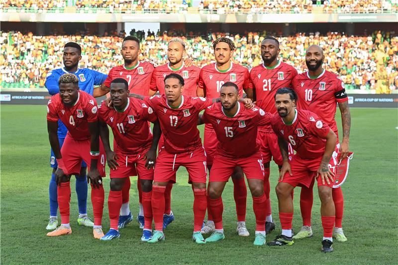 لاعبو منتخب غينيا الاستوائية
