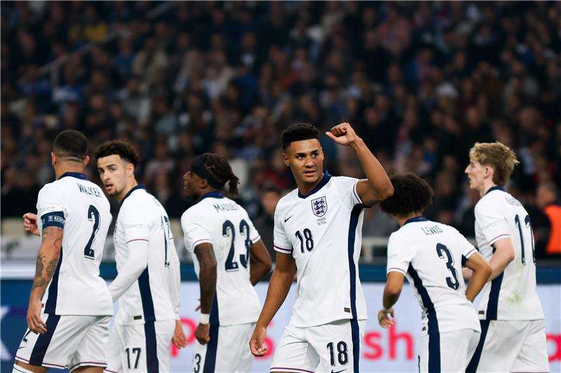 فرحة لاعبي إنجلترا