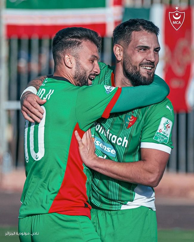 فرحة لاعبي مولودية الجزائر